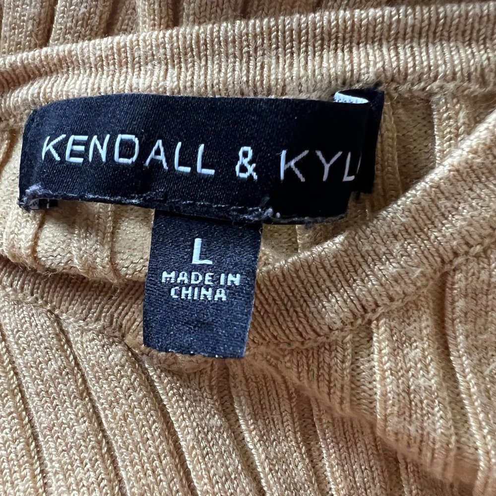 Kendall & Kyle Crop Top Spaghetti Strap Ribbed Mu… - image 7